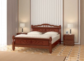 КАРИНА-5 Кровать из массива 1400 (Орех) в Надыме - nadym.mebel24.online | фото