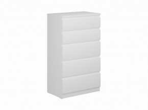 Комод КАСТОР с пятью ящиками, цвет белый в Надыме - nadym.mebel24.online | фото
