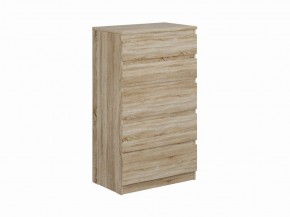 Комод КАСТОР с пятью ящиками, цвет Дуб Сонома в Надыме - nadym.mebel24.online | фото
