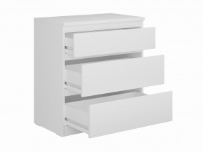 Комод КАСТОР с тремя ящиками, цвет белый в Надыме - nadym.mebel24.online | фото 2