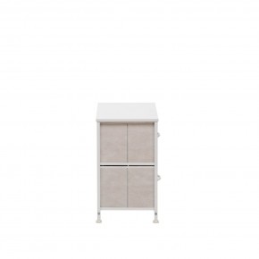 Комод Leset Линкс 2 ящ. (к/з), Каркас Белый, ящики Белые в Надыме - nadym.mebel24.online | фото 4