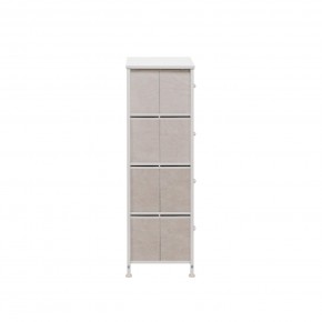 Комод Leset Линкс 4 ящ. (к/з), Каркас Белый, ящики Белые в Надыме - nadym.mebel24.online | фото 4