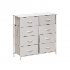 Комод Leset Линкс 8 ящ. (к/з), Каркас Белый, ящики Белые в Надыме - nadym.mebel24.online | фото 3