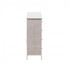 Комод Leset Линкс 8 ящ. (к/з), Каркас Белый, ящики Белые в Надыме - nadym.mebel24.online | фото 5