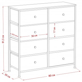 Комод Leset Линкс 8 ящиков (МДФ) в Надыме - nadym.mebel24.online | фото 12