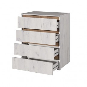 Комод Лиана (Дуб Крафт Белый/Дуб Крафт Золотой) в Надыме - nadym.mebel24.online | фото