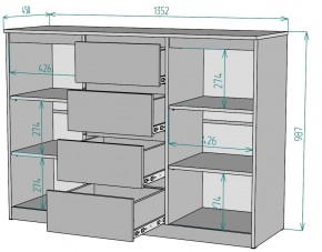 Комод Мальта K118 в Надыме - nadym.mebel24.online | фото 2