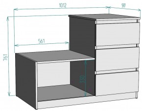 Комод Мальта K207 в Надыме - nadym.mebel24.online | фото 2