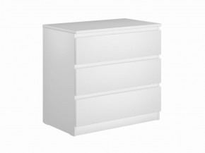 Комод МАЛЬТА с тремя выдвижными ящиками, цвет белый в Надыме - nadym.mebel24.online | фото