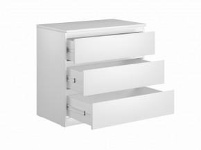 Комод МАЛЬТА с тремя выдвижными ящиками, цвет белый в Надыме - nadym.mebel24.online | фото 3
