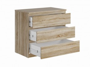 Комод МАЛЬТА с тремя выдвижными ящиками, цвет Дуб Сонома в Надыме - nadym.mebel24.online | фото 3