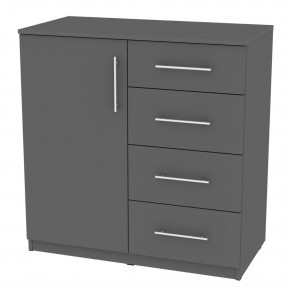 Комод "Калисто (K17)" ручка рейлинг (Графит) в Надыме - nadym.mebel24.online | фото