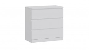Комод Варма 3 с тремя выдвижными ящиками, цвет белый в Надыме - nadym.mebel24.online | фото