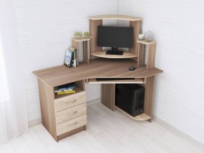 Компьютерный стол Грета-7 ясень шимо/дуб сонома в Надыме - nadym.mebel24.online | фото