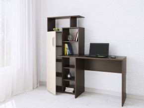 Компьютерный Стол Квартет-7 Дуб молочный/Венге в Надыме - nadym.mebel24.online | фото