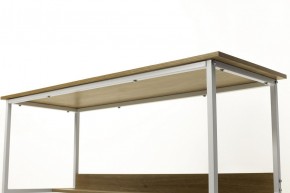 Компьютерный стол LUCIA H475 Дуб натуральный / белый каркас M-city в Надыме - nadym.mebel24.online | фото 5