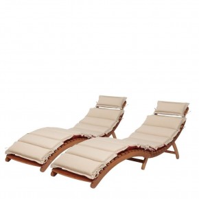 Комплект шезлонги и столик AFM-803A-T133 Beige (2+1) в Надыме - nadym.mebel24.online | фото 2