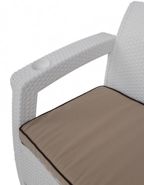 Комплект уличной мебели Yalta Premium Terrace Set (Ялта) белый (+подушки под спину) в Надыме - nadym.mebel24.online | фото 5