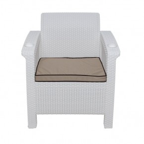 Комплект уличной мебели Yalta Premium Terrace Set (Ялта) белый (+подушки под спину) в Надыме - nadym.mebel24.online | фото 6
