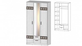 КОСТА-РИКА Шкаф 3-х створчатый (анкор светлый) в Надыме - nadym.mebel24.online | фото