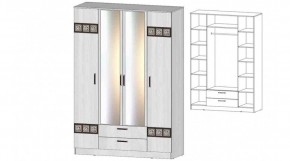 КОСТА-РИКА Шкаф 4-х створчатый (анкор светлый) в Надыме - nadym.mebel24.online | фото