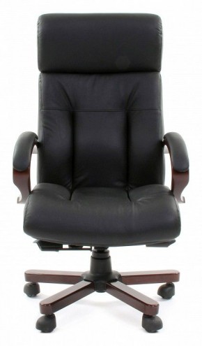 Кресло для руководителя Chairman 421 черный/орех темный, черный в Надыме - nadym.mebel24.online | фото 2