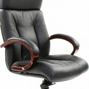 Кресло для руководителя Chairman 421 черный/орех темный, черный в Надыме - nadym.mebel24.online | фото 6