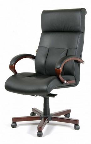 Кресло для руководителя Chairman 421 черный/орех темный, черный в Надыме - nadym.mebel24.online | фото 7