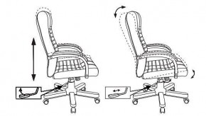 Кресло для руководителя KB-10WALNUT/B/LEATH в Надыме - nadym.mebel24.online | фото 6