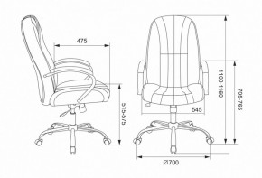 Кресло для руководителя T-898SL/BLACK в Надыме - nadym.mebel24.online | фото