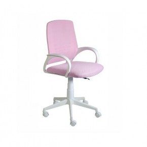 Кресло Ирис White сетка/ткань розовая в Надыме - nadym.mebel24.online | фото 1