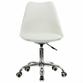 Кресло стул BRABIX "Eames MG-310 CH", хром, пластик белый, экокожа белая, 532923 в Надыме - nadym.mebel24.online | фото 1