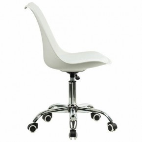 Кресло стул BRABIX "Eames MG-310 CH", хром, пластик белый, экокожа белая, 532923 в Надыме - nadym.mebel24.online | фото 3