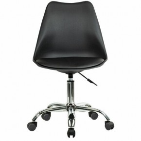 Кресло стул BRABIX "Eames MG-310 CH", хром, пластик черный, экокожа черная, 532925 в Надыме - nadym.mebel24.online | фото 1