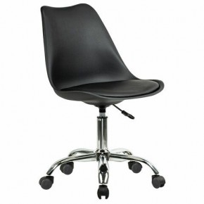 Кресло стул BRABIX "Eames MG-310 CH", хром, пластик черный, экокожа черная, 532925 в Надыме - nadym.mebel24.online | фото 2