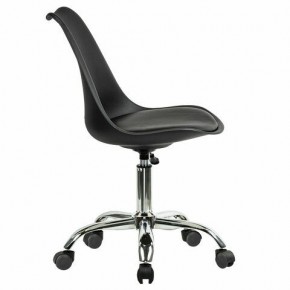 Кресло стул BRABIX "Eames MG-310 CH", хром, пластик черный, экокожа черная, 532925 в Надыме - nadym.mebel24.online | фото 3