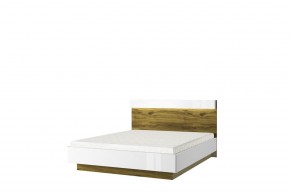 Кровать 160 с подъемником, TORINO, цвет белый/Дуб наварра в Надыме - nadym.mebel24.online | фото