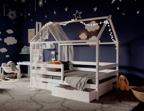 Кровать-домик 80*190 Белый в Надыме - nadym.mebel24.online | фото