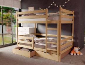 Кровать двухъярусная без крыши 80*160 без покраски в Надыме - nadym.mebel24.online | фото