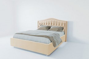 Кровать Калининград с ПМ 1600 (экокожа бежевая) в Надыме - nadym.mebel24.online | фото 2