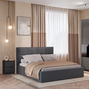 Кровать Линда КР-16 (Графит) 1600 в Надыме - nadym.mebel24.online | фото 2