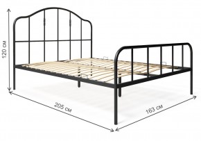 Кровать Милена 160х200 черная в Надыме - nadym.mebel24.online | фото 2
