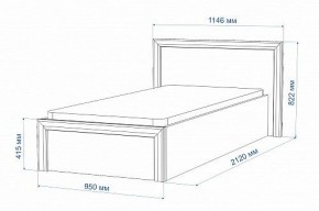 Кровать односпальная Нобиле Кр-90 в Надыме - nadym.mebel24.online | фото 2