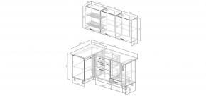 Кухонный гарнитур Белый Глянец 1000*1800 (Стол. 26мм) в Надыме - nadym.mebel24.online | фото 2