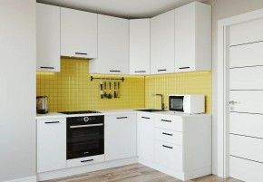 Кухонный гарнитур Белый Глянец 2200*1600 h950 (Стол. 38мм) в Надыме - nadym.mebel24.online | фото