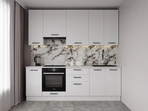 Кухонный гарнитур Белый Глянец 2400 h950 (Стол. 26мм) в Надыме - nadym.mebel24.online | фото