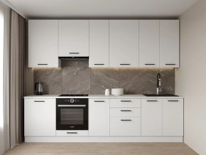 Кухонный гарнитур Белый Глянец 3000 h950 (Стол. 26мм) в Надыме - nadym.mebel24.online | фото