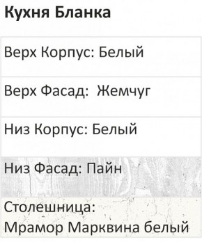 Кухонный гарнитур Бланка 2000 (Стол. 26мм) в Надыме - nadym.mebel24.online | фото 3