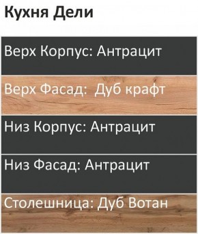 Кухонный гарнитур Дели 1000 (Стол. 38мм) в Надыме - nadym.mebel24.online | фото 3