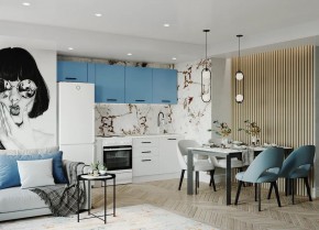 Кухонный гарнитур Капри 2550 (Стол. 26мм) в Надыме - nadym.mebel24.online | фото